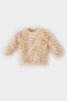 Baby Girl Crew Neck Floral Print Soft Furry Inside Sweatshirt D7186A524Wn