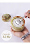 Handmade Green Onyx Marble Salt, Sugar & Spice Jar – 7.62 cm Salt Cellar with Lid & Spoon - 3
