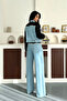Black Denim Jacket Pants Denim Set - 3