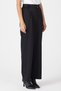 Black Belt Pack High Waist Wide-Leg Women's Trousers 8147A - 3