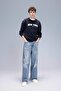 Relax Fit Crew Neck Printed Thick Sweatshirt D2163Ax24Au - 2