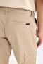 Gabardine Pants Wide Leg Straight Leg with Cargo Pockets C9160Ax24Au - 6