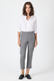 Anthracite High Waist Pencil Detailed Women's Trousers 8122A