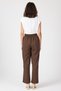 Brown Belt Pack High Waist Wide-Leg Women's Trousers 8147A - 5