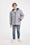 Plush Lined Inflatable Coat for Boy - Hooded, Zippered, and Pockets C8785A824Wn - 6