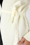 6905 Belted Long Cardigan Natural - 4