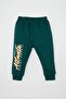 Baby Boy Slogan Printed Thin Sweatshirt Fabric Set of 2 D6240A5Ns - 2