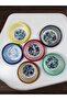 Muffin bowl 8 cm ceramic 6 piece colorful traditional pattern - 3