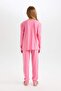 Girls' Pajamas Set - Printed, Long Sleeve, Top and Bottom Set D8586A8Ns - 5