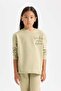 Girls' Pajama Set Long Sleeve Top Elastic Waist Bottom - 3
