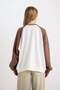 Coool Loose Fit Crew Neck Printed Color Block Sweatshirt D6669Ax24Wn - 6