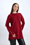 Regular Fit Crew Neck Basic Plain Sweater Tunic 3182316 - 5