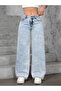 Women's Baggy Fit Denim Jean Washable Pants - 3
