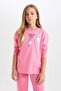 Girls' Pajamas Set - Printed, Long Sleeve, Top and Bottom Set D8586A8Ns - 2
