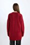 Regular Fit Crew Neck Basic Plain Sweater Tunic 3182316 - 8