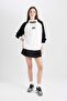 Coool High Waist Cotton Lined Mini Skirt C7581Ax24Au - 6