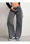 Women's Baggy Fit Denim Jean Washable Pants - 4