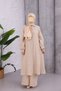 Muslin Double Set Casual Dress - 3