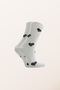 Women's Multicolored Cotton Socket Patterned Socks 8 Pack - 6