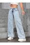 Women's Baggy Fit Denim Jean Washable Pants