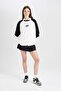 Coool High Waist Cotton Lined Mini Skirt C7581Ax24Au - 5