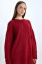Regular Fit Crew Neck Basic Plain Sweater Tunic 3182316