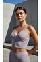 Women's Zippered Pet Modal Fabric Crop Tank Top - 2