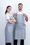 Double-Sided Adjustable Buttoned Back Lace Apron - 2