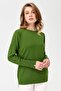 Women's Crew Neck Seamless Short Front Long Back Blouse K.Yosun - 2
