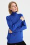 Women's Full Turtleneck Slit Sleeve Sweater S.Blue - 7