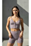 Women's Zippered Pet Modal Fabric Crop Tank Top - 3
