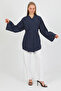100% Cotton Linen Pocket Belted Summer Women's Kimono 1166 - Breathable Natural Fabric - 4