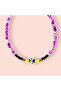Handmade Purple Agate Stone Necklace - 4