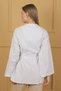 100% Cotton Linen Pocket Belted Summer Women's Kimono 1166 - Breathable Natural Fabric - 6