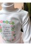 Eid-Themed Baby Girl Floral Triple Set (Sweatshirt with Snap Fasteners on the Shoulder + Hoodie Vest + Pants) - 6