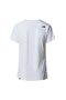White Women's Crew Neck T-Shirt Nf0A87Nhfn41 Simple Dome Slim Tee - 5