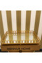 Presentation Tray with Mirror Ring Luxury Gold Presentation Tray