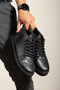 Men's Black Boots Water & Cold Resistant Guaranteed Zippered Winter Boots - 6