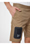Normal Kahve Erkek Sweat Şort KBTX S211 REPOCKET_REPOCKET REGULAR - 3