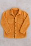 Unisex Milky Brown Plush Fleece Cardigan