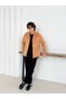 Unisex Milky Brown Plush Fleece Cardigan - 3