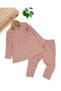 Baby Girl Body with Bow Detail, Corduroy Fabric, Seasonal 9-12-18-24 Months Daily 2-Piece Bottom Top Set - 2