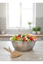 Dough Shaping Mixing, Whisking Bowl Salad Bowl 28 cm Steel Large
