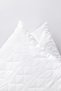 New Season Crispy 100% Cotton Quilted 2-Piece Pillowcase - White - White - 4