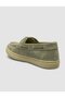 Lenanor Monamae 100% Genuine Leather Green Suede Women's Casual Boat Shoes - 5