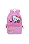 حقيبة ظهر للأطفال بسحاب إغلاق وحزام كتف قابل للتعديل من Hello Kitty