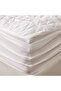 Soft Quilted Liquid Proof Fitted Double Mattresses - White - 160X200 cm - 3