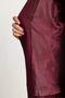 Women's Cherry Hooded Lined Pocket Detailed Mid-Length Seasonal Trench Coat 7024 60283546 - 7