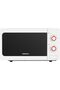Microwave Oven, 20L, 700W, 5 Power Levels (Defrost/Reheating), 35-Min Timer,255mm Glass Turntable