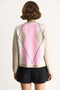 Women's Beige Pink Diamond Patterned Soft Cardigan Th251014 60284095 - 6
